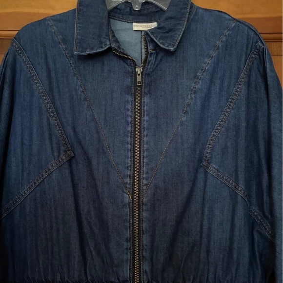 Eva Mendes New York & Company Women’s Denim Jumpsuit Size: 16 - Picture 3 of 11